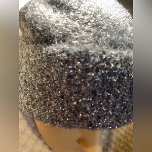 All Saints Glittery Gray  Hat.
NWT
